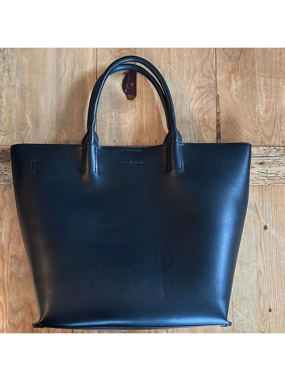 URBAN Originals Black Vegan Leather Revenge Tote